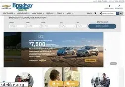 Sites similar to broadwaychev.com