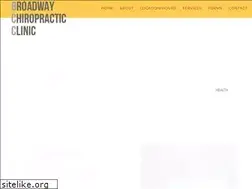 Sites similar to broadwaychiropracticclinic.net