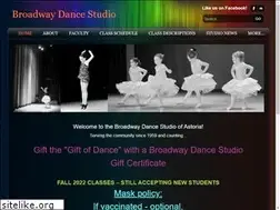 Sites similar to broadwaydanceofastoria.com