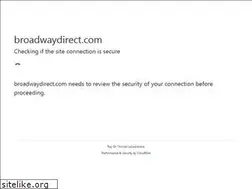 Sites similar to broadwaydirect.com