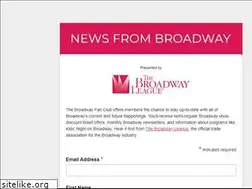 Sites similar to broadwayfanclub.com