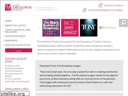 Sites similar to broadwayleague.com
