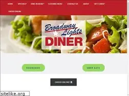 Sites similar to broadwaylightsdiner.com