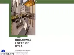 Sites similar to broadwayloftsdtla.com