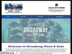 Sites similar to broadwaypizzamckeesport.com
