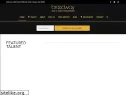 Sites similar to broadwaytalentagency.com