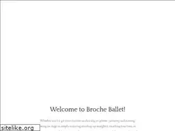 Sites similar to brocheballet.com