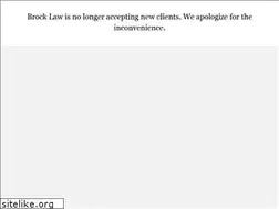 Sites similar to brock-law.com