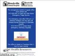 Sites similar to brockvilleanimalhospital.net