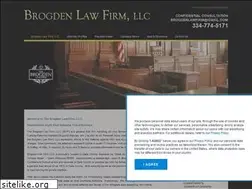 Sites similar to brogdenlawfirm.com