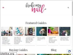 Sites similar to brokemynail.com