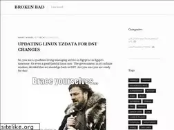 Sites similar to brokenbad.com