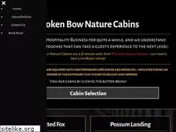 Sites similar to brokenbownaturecabins.com