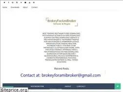 Sites similar to brokeyforamibroker.blogspot.com