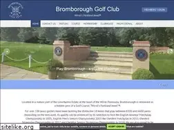 Sites similar to bromboroughgolfclub.org.uk