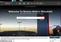 Sites similar to broncomotorsmitsubishi.com
