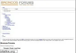 Sites similar to broncosforums.com