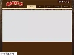 Sites similar to broncosgrill.com
