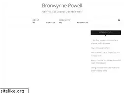 Sites similar to bronwynnepowell.com