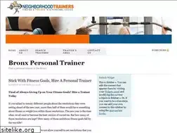 Sites similar to bronxpersonaltrainer.com