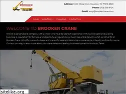 Sites similar to brookercrane.com
