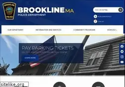 Sites similar to brooklinepolice.com
