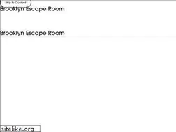 Sites similar to brooklynescaperoom.com