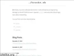 Sites similar to brooks.sh