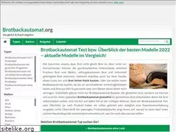 Sites similar to brotbackautomat.org