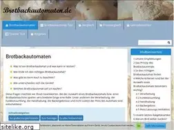 Sites similar to brotbackautomaten.de
