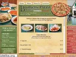 Sites similar to brotherspizzawingate.com