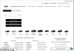 Sites similar to brothertoncadillac.com