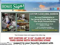Sites similar to browardsigns.com