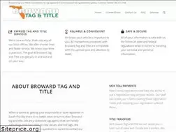 Sites similar to browardtagandtitle.com