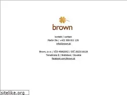 Sites similar to brown.sk