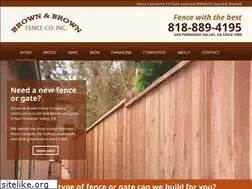 Sites similar to brownandbrownfence.com
