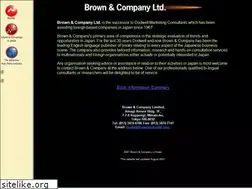 Sites similar to brownandcoltd.com