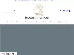 Sites similar to brownandginger.com