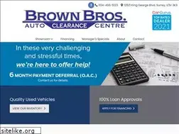 Sites similar to brownbrosautoclearancecentre.com