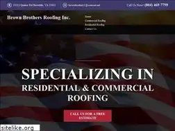 Sites similar to brownbrothersroofingrva.com