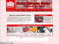 Sites similar to brownbuilderssupply.com