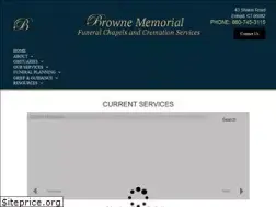 Sites similar to brownefuneralchapel.com