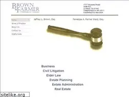 Sites similar to brownfarmerlaw.net
