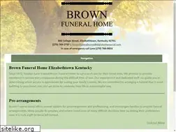 Sites similar to brownfuneral.com