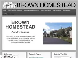 Sites similar to brownhomestead.com