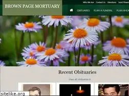 Sites similar to brownpagemortuary.com