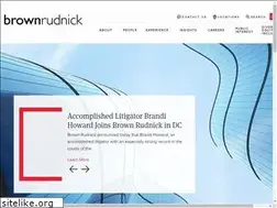 Sites similar to brownrudnick.com