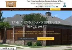 Sites similar to brownsfencerepair.com