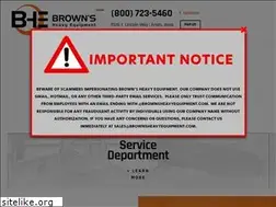 Sites similar to brownsheavyequipment.com