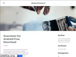 Sites similar to brownthought.weebly.com